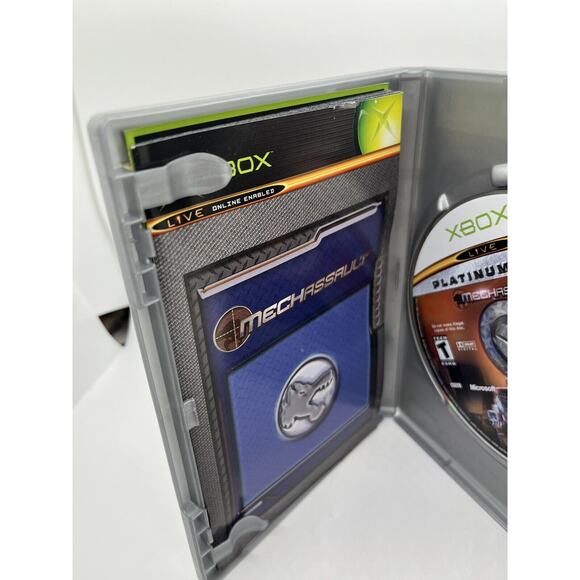 Mech Assault Microsoft Xbox 2002 Platinum Hits Tested Working - Complete - Picture 6 of 9